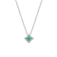 Halskette Amen Dame Portofino in Silber Zircone CLPFBBVZ